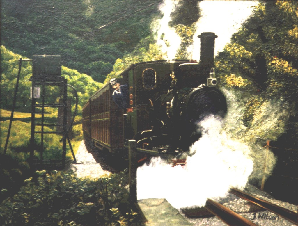 Dad on train